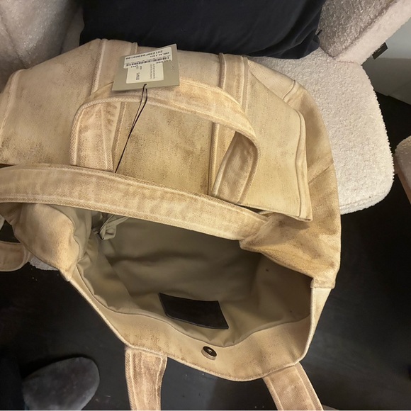 SERAPIS unique grungy designer tote bag $300 NWT - Picture 5 of 7